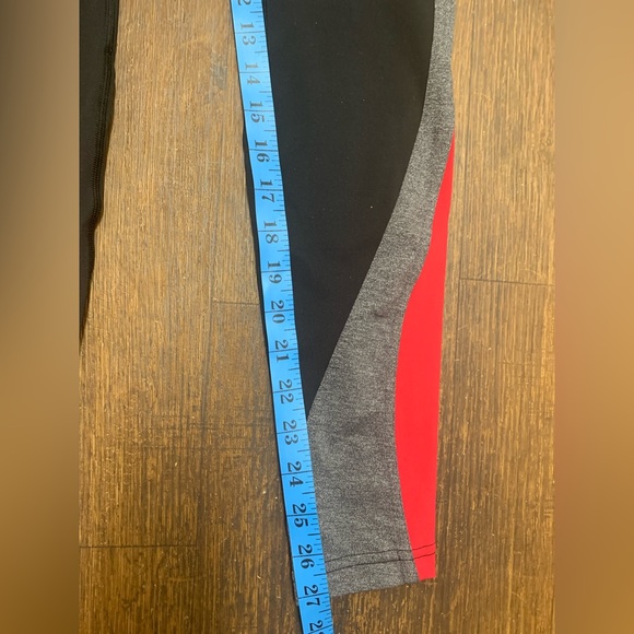 Lululemon Get Going Train Tight leggings in black, gray, and red size 4 - Picture 11 of 13